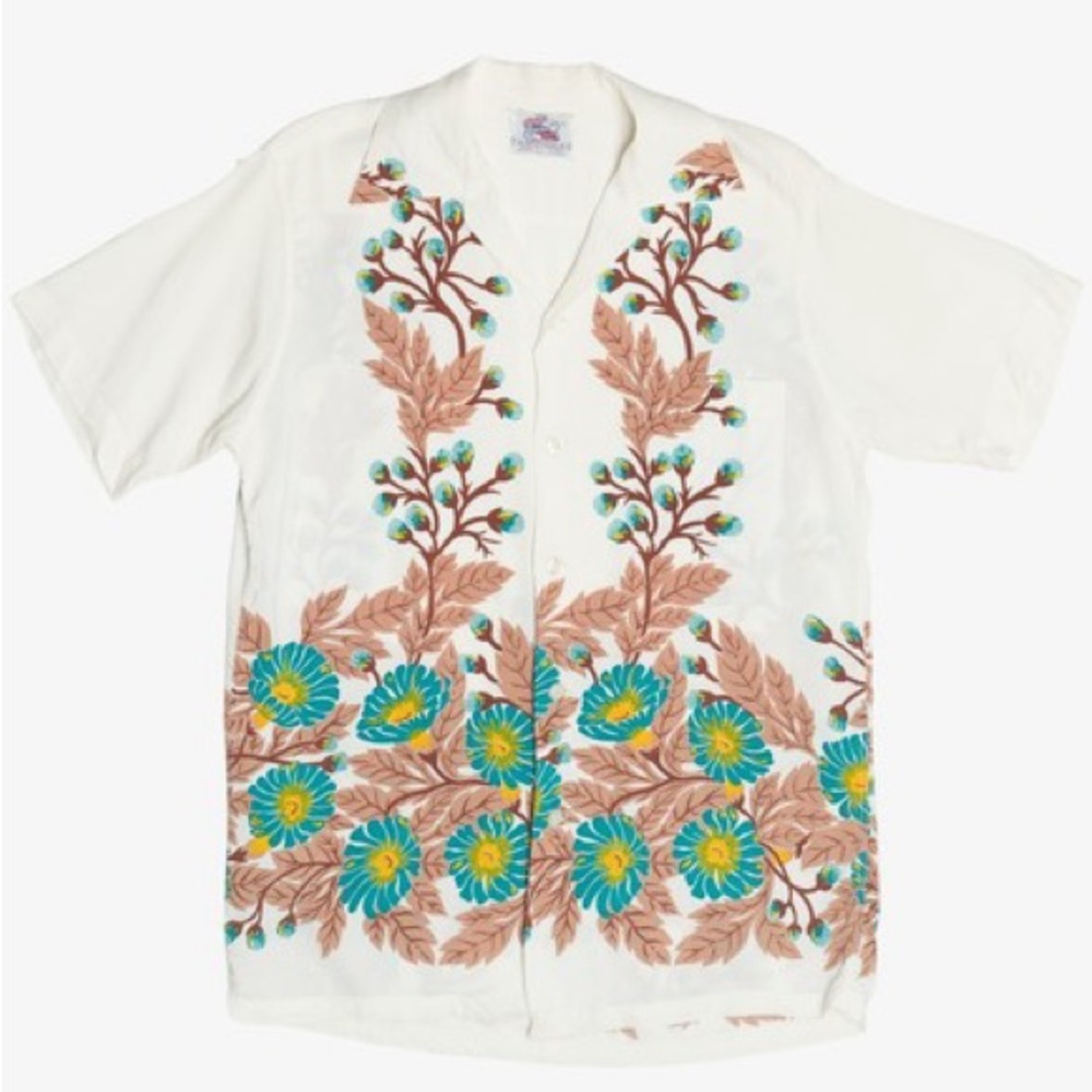 Rare True Vintage Hawaiian Shirt Champion Duke Kahanamoku Cisco Rockabilly